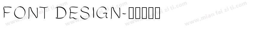 FONT DESIGN字体转换